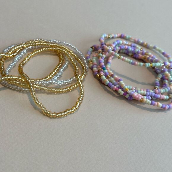 Colorful Beaded Bracelet Set N1344 - Picture 4 of 4